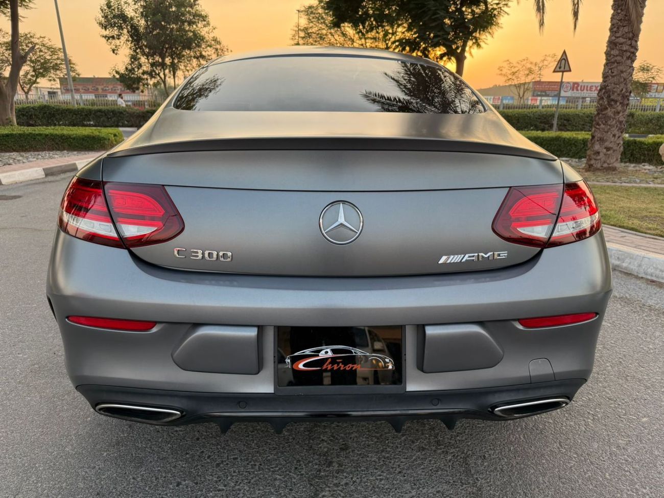 Matte Gray Mercedes Benz C300 Coupe 2019
